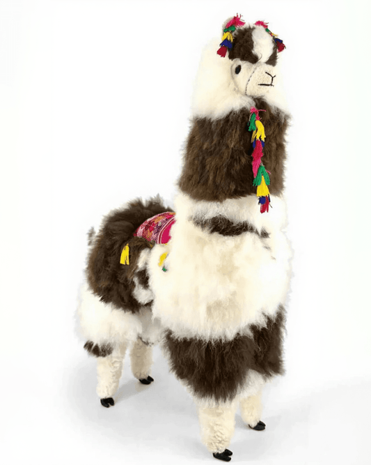 Alpaca - XXL | CHOCOLATE SYRUP | Іграшка Альпака ручної роботи | Fluffy UA